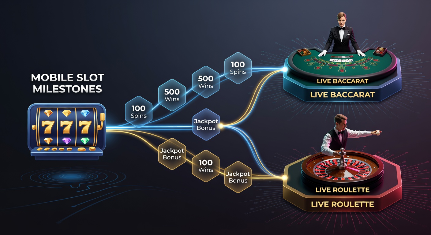 Live dealer baccarat and roulette tables accessible through VIP mobile reward flows