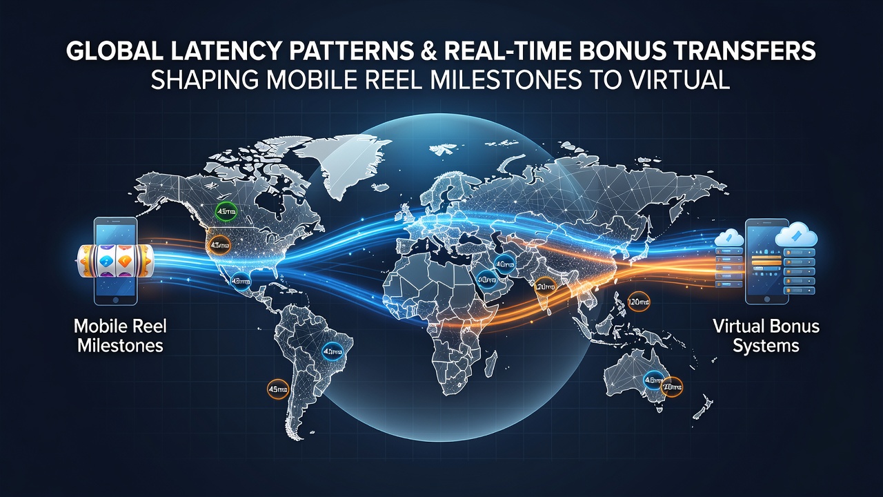 Diagram illustrating API data flow from mobile reel milestones through regional nodes to live dealer card tables