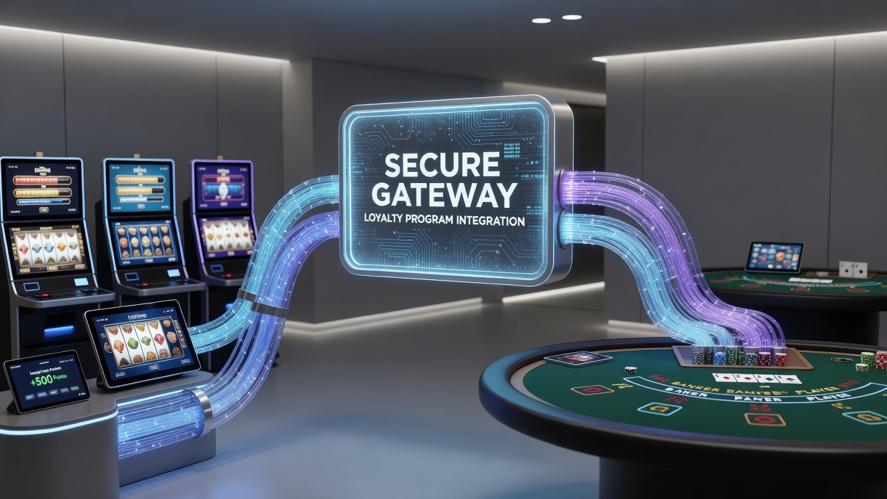 Secure gateway architecture linking mobile slot systems to live dealer platforms in casino loyalty networks